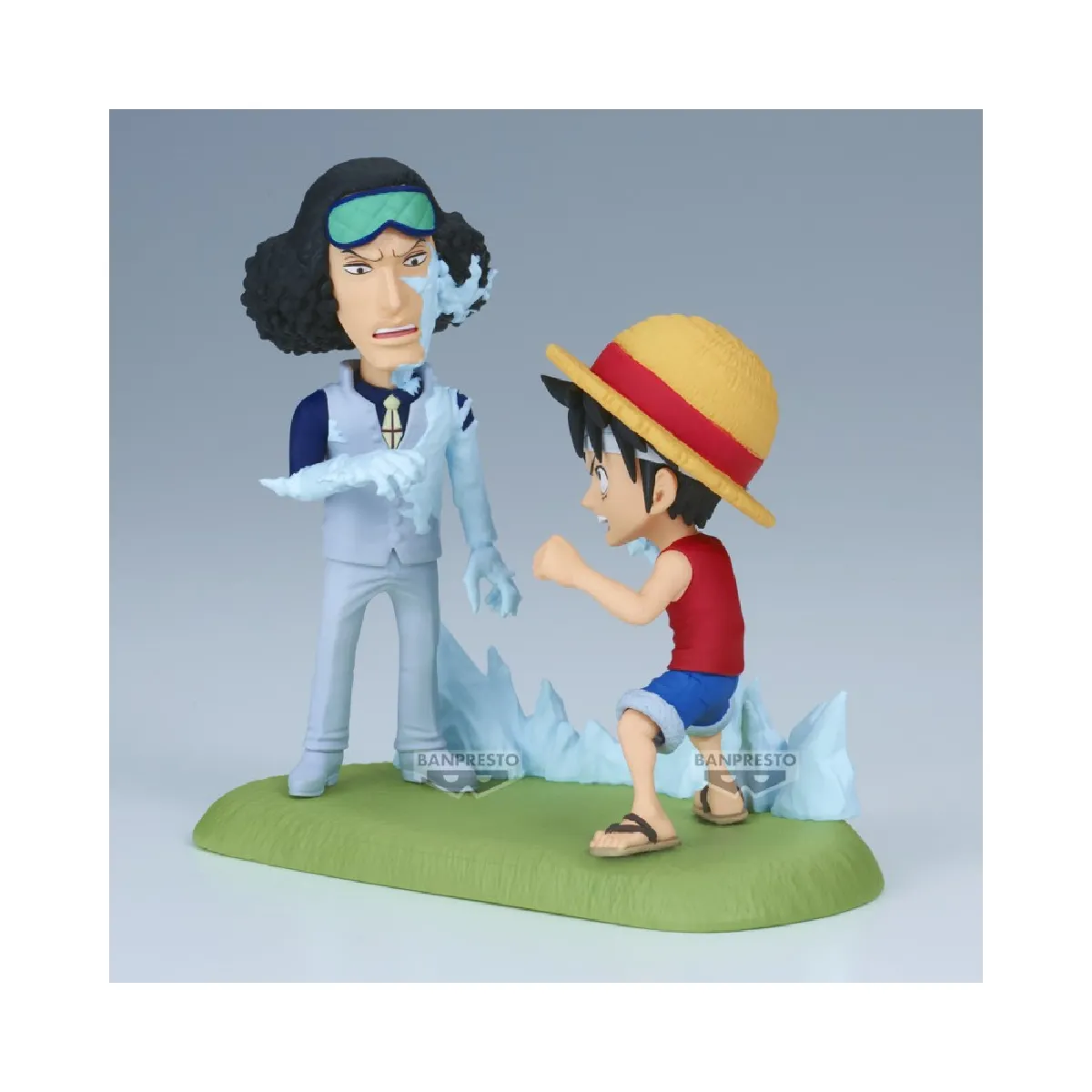 Banpresto One Piece - Figurine Monkey D. Luffy & Kuzan Aokiji Wcf Log Stories