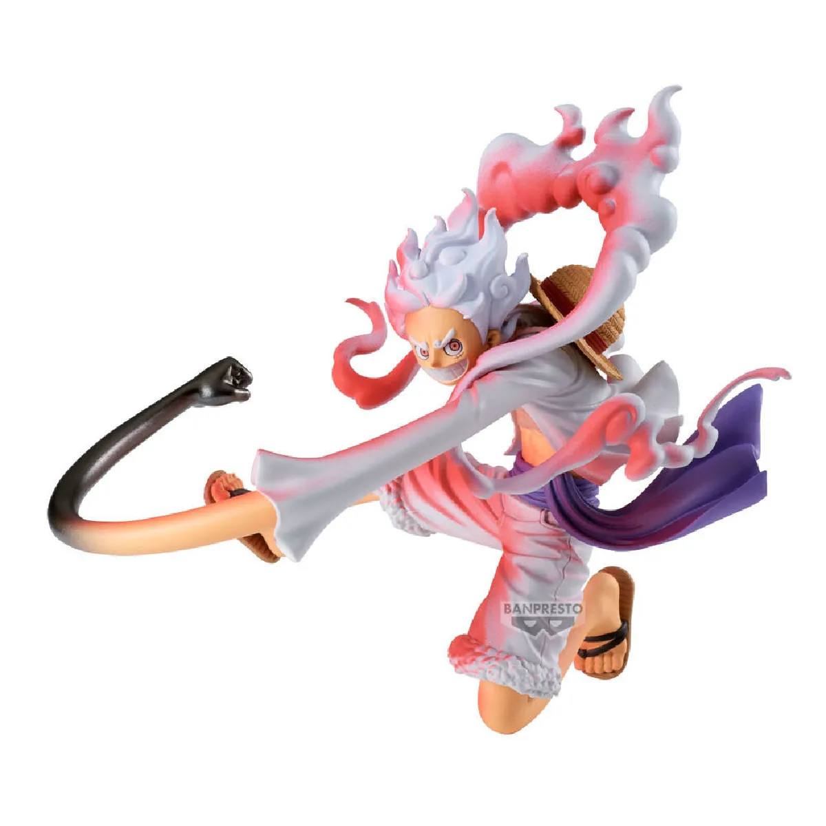 Banpresto One Piece - Figurine Monkey D. Luffy Gear 5 Battle Record