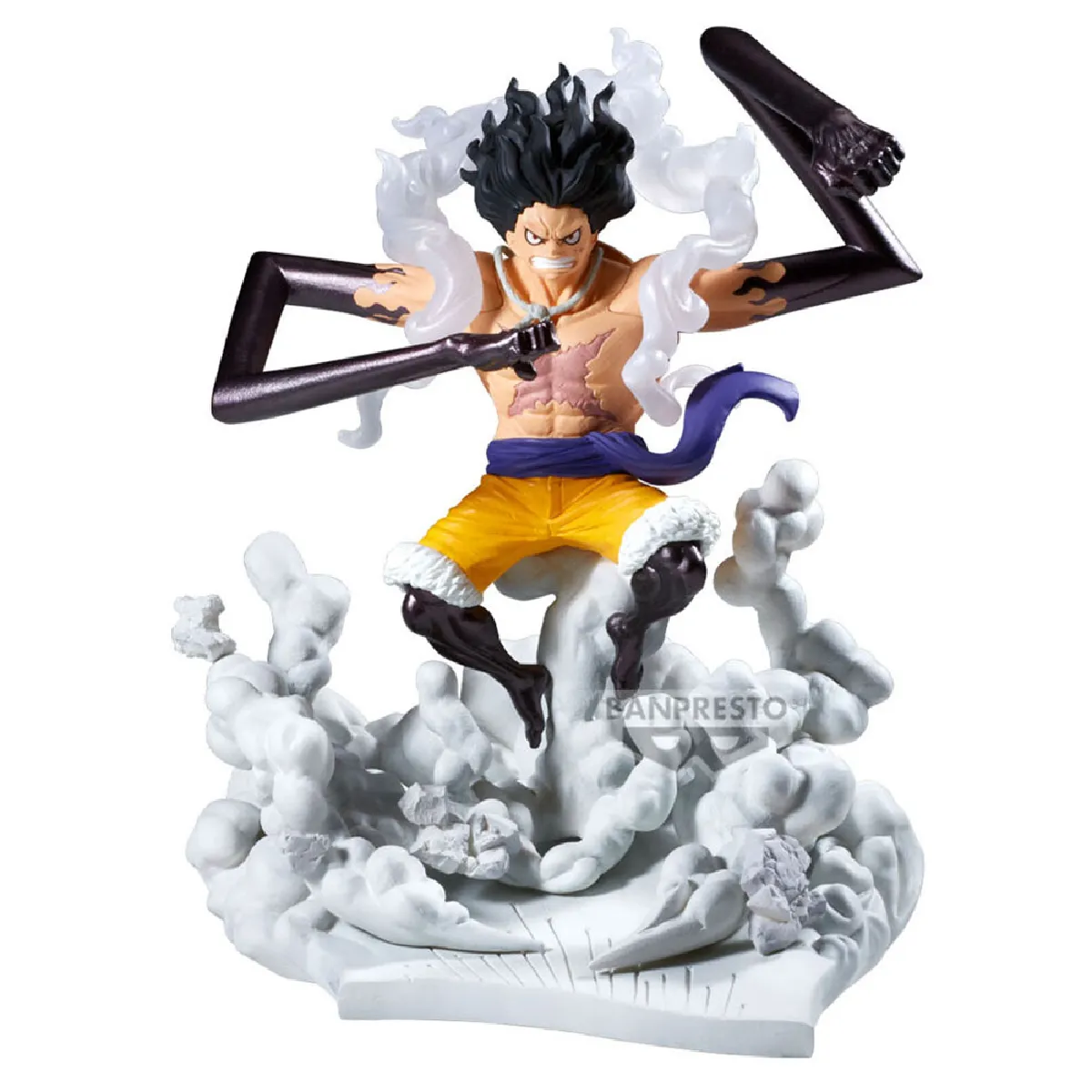 Banpresto One Piece - Figurine Monkey D. Luffy Gear 4 Snake Man Senkouzekkei