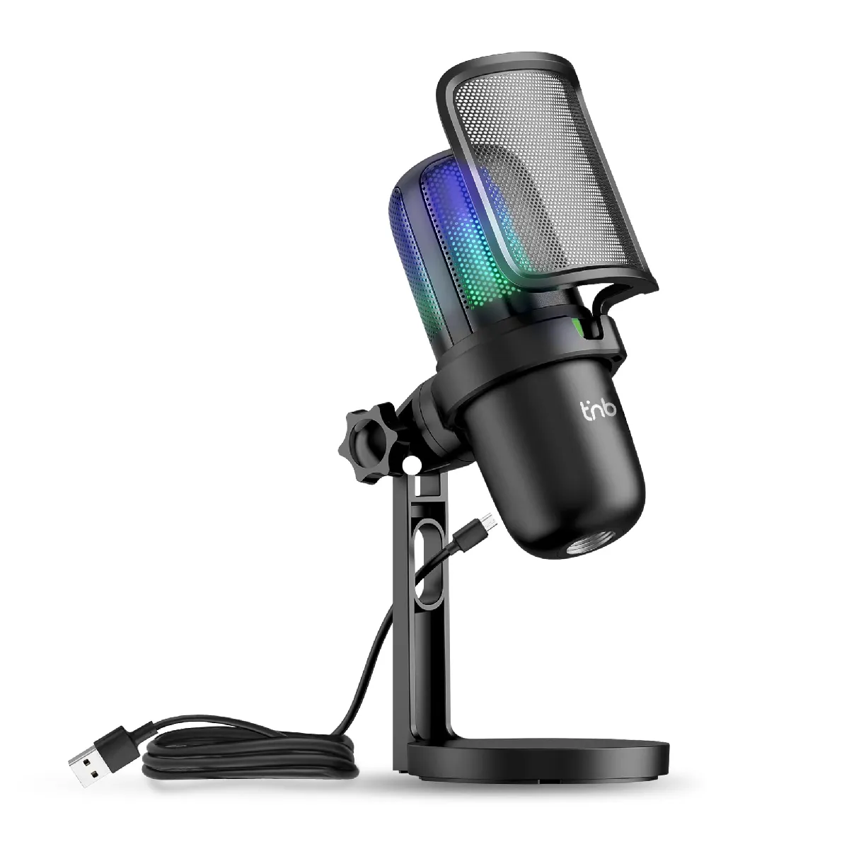 Tnb Noir Microphone Usb Rgb Inmicstdrgb Gaming Streaming