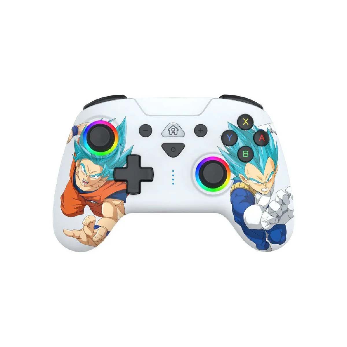 Subsonic Blanc Manette Sans Fil Switch Dragon Ball Super Goku Vs Vegeta