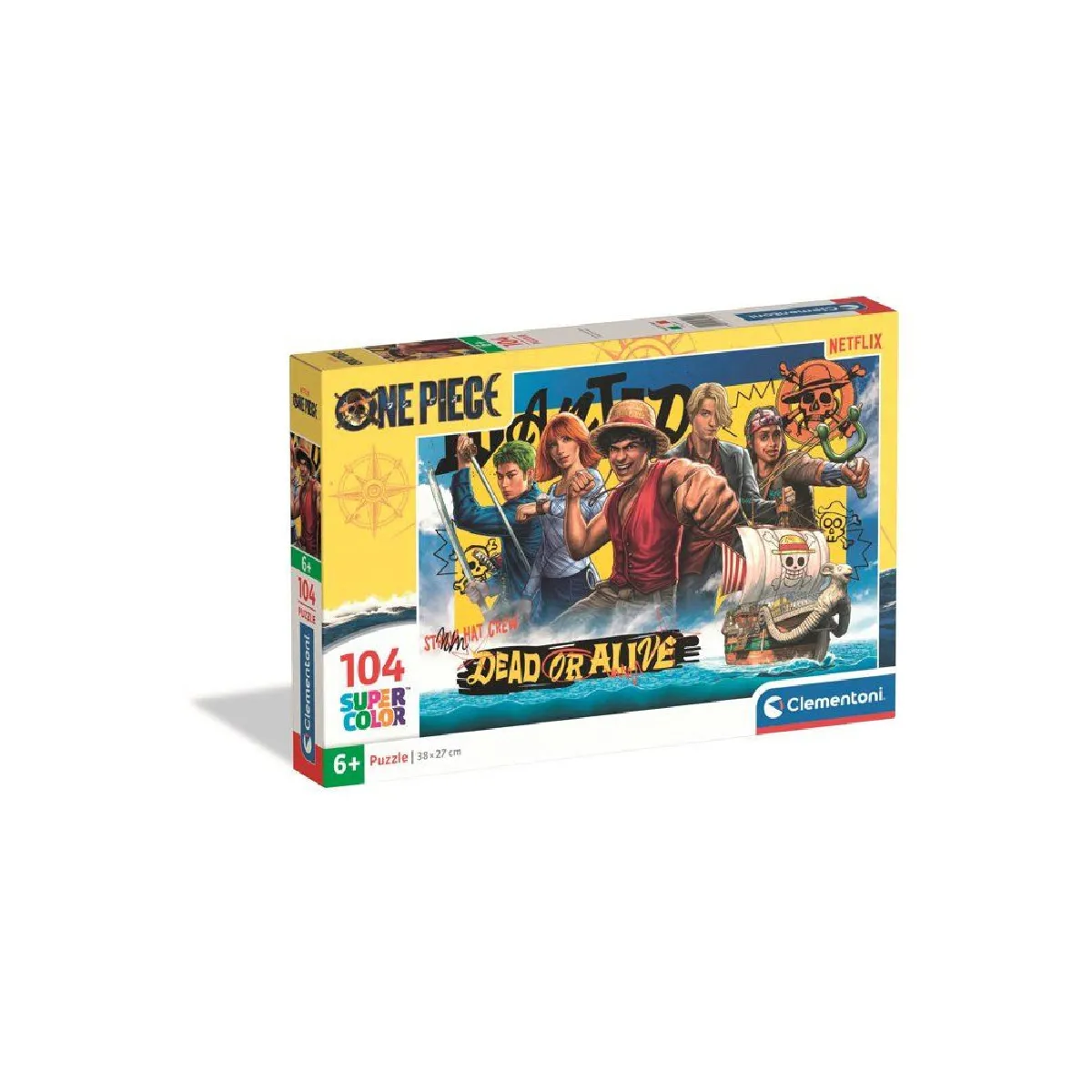 Clementoni Puzzle One Piece 104 pièces pour enfants à partir de 6 ans - Image 4