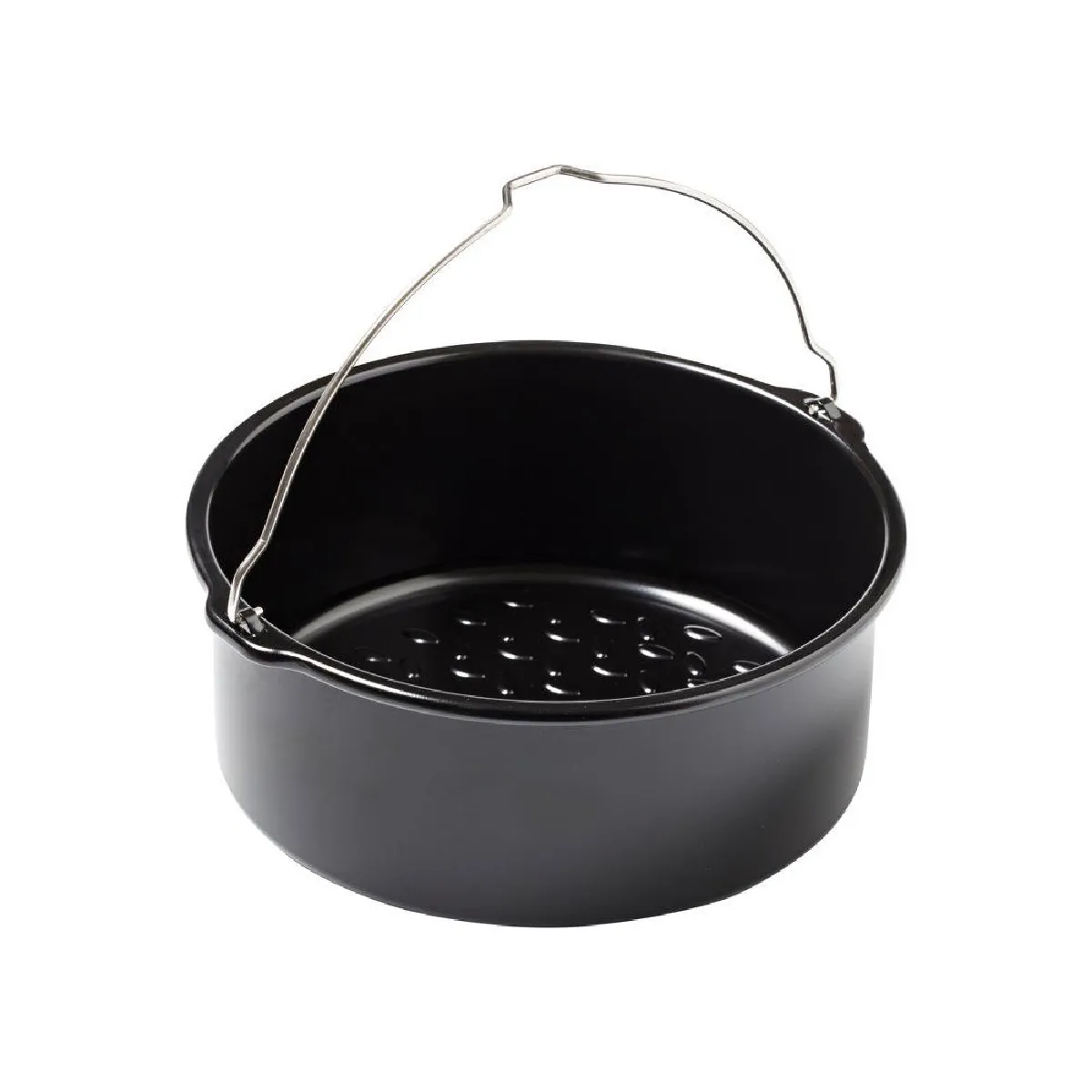 Pyrex Récipient Rond Pour Friteuse À Air Chaud, Acier, 19 Cm - Image 3