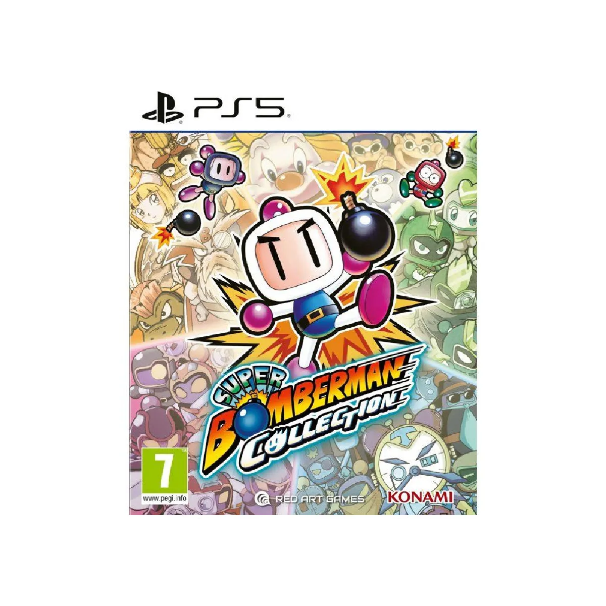 Just For Games Noir Super Bomberman Collection Ps5 - Édition Physique Standard - 7 Jeux