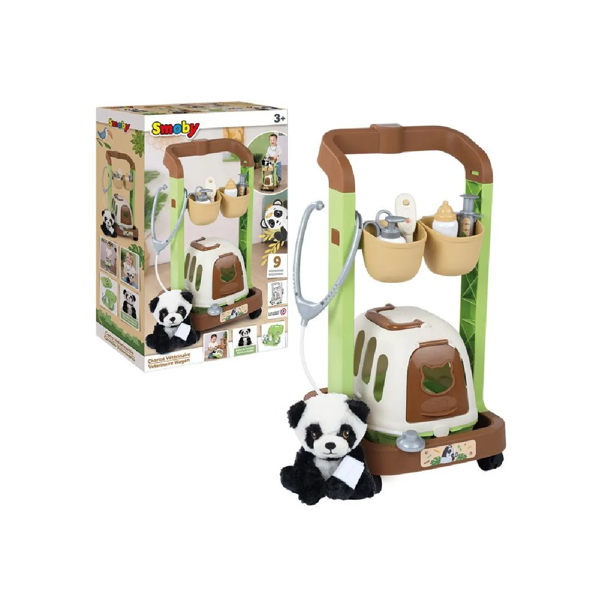 Smoby Multicolore Jeu D'imitation Chariot Vétérinaire - Image 2
