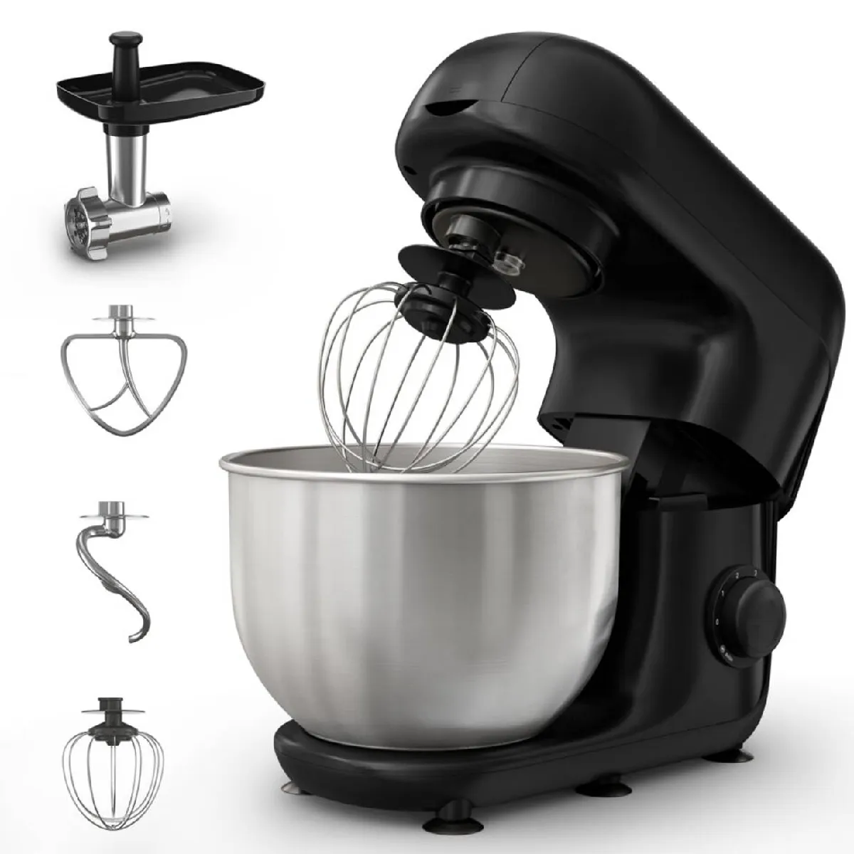 Robot Pâtissier MOULINEX Bake Essential QA161810 – 800 W, Bol Inox 4.8 L - vue 10