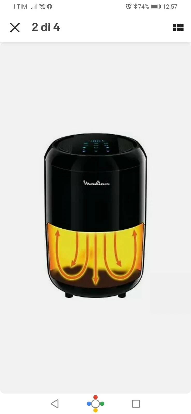 Friteuse Moulinex Easy Fry Compact Precision EZ301810 – 1.6L, 1030W - vue 6