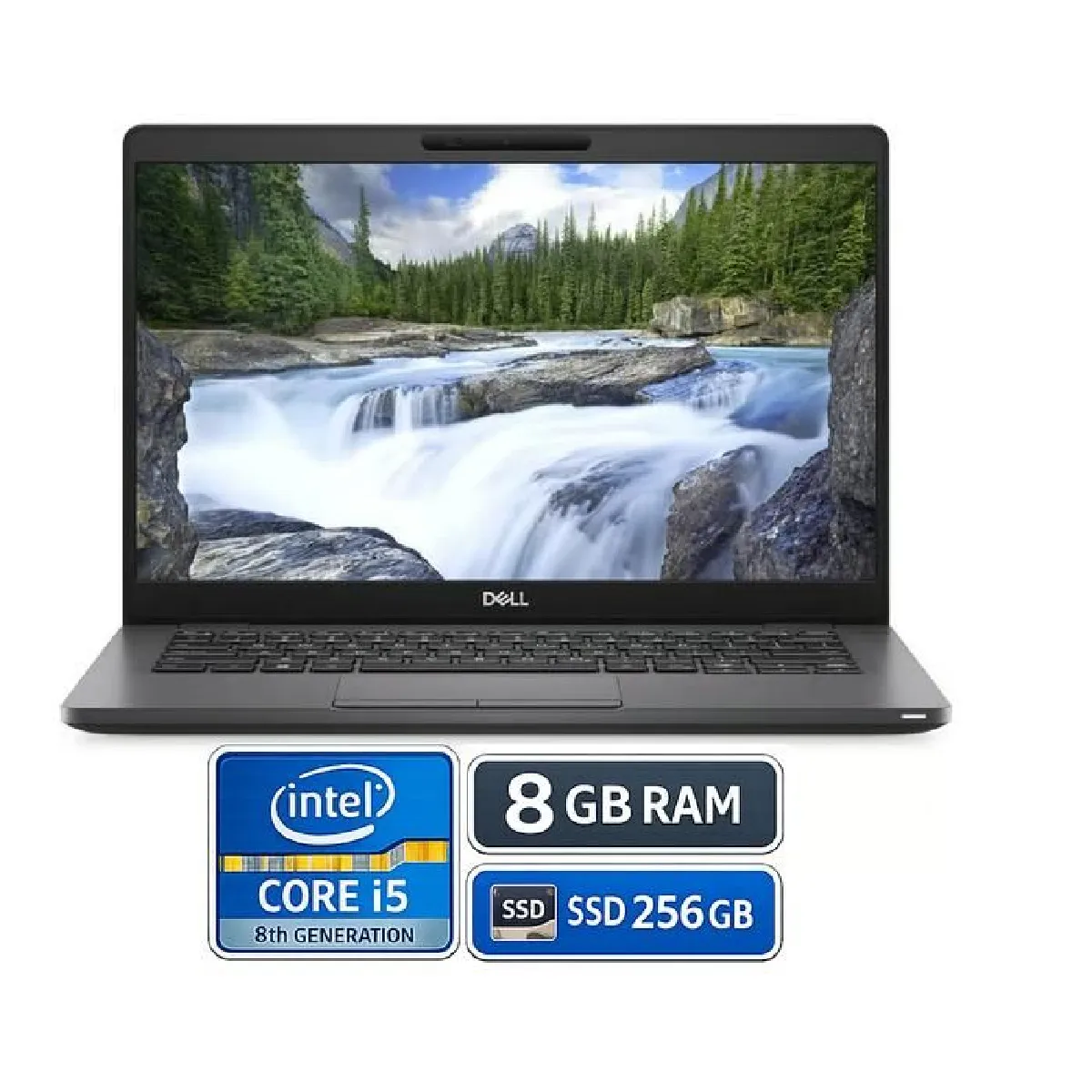 Ordinateur portable professionnel Dell Latitude 5300 Intel Core i5 8ᵉ Génération 8 Go RAM SSD - vue 2