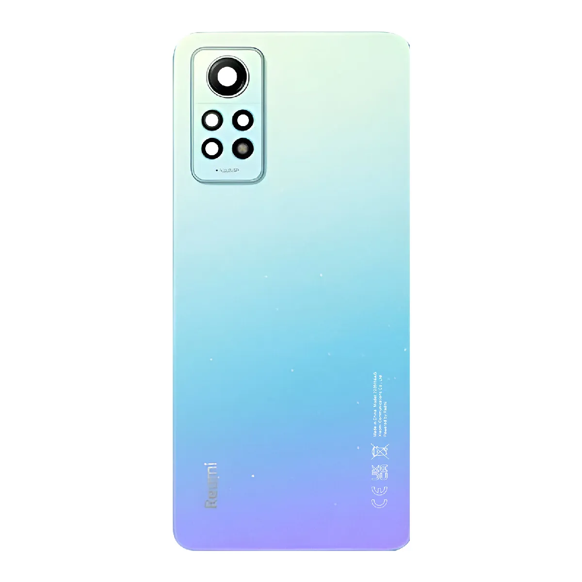 Cache batterie pour Xiaomi Redmi Note 12 Pro 4G Original Service Pack pâle Neuf - vue 4