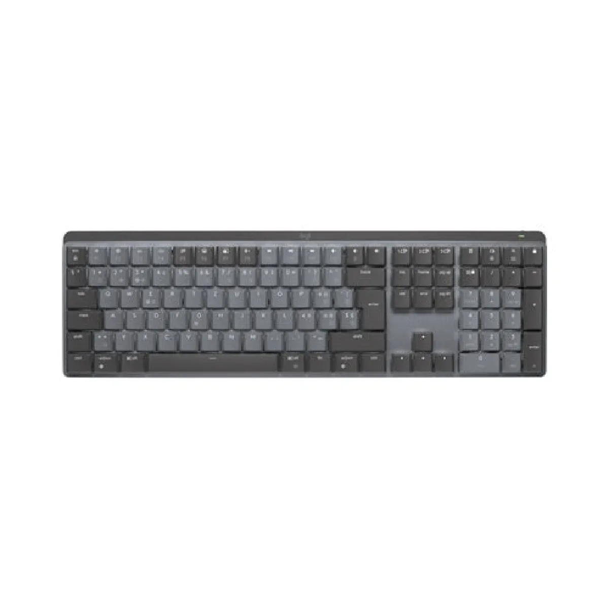 Logitech Clair Master Series Mx Mechanical - Clavier - Rétroéclairé - Sans Fil - Bluetooth Le - Qwertz - Suisse - Commutateur : Tactile Silencieux - Graphite - Image 3