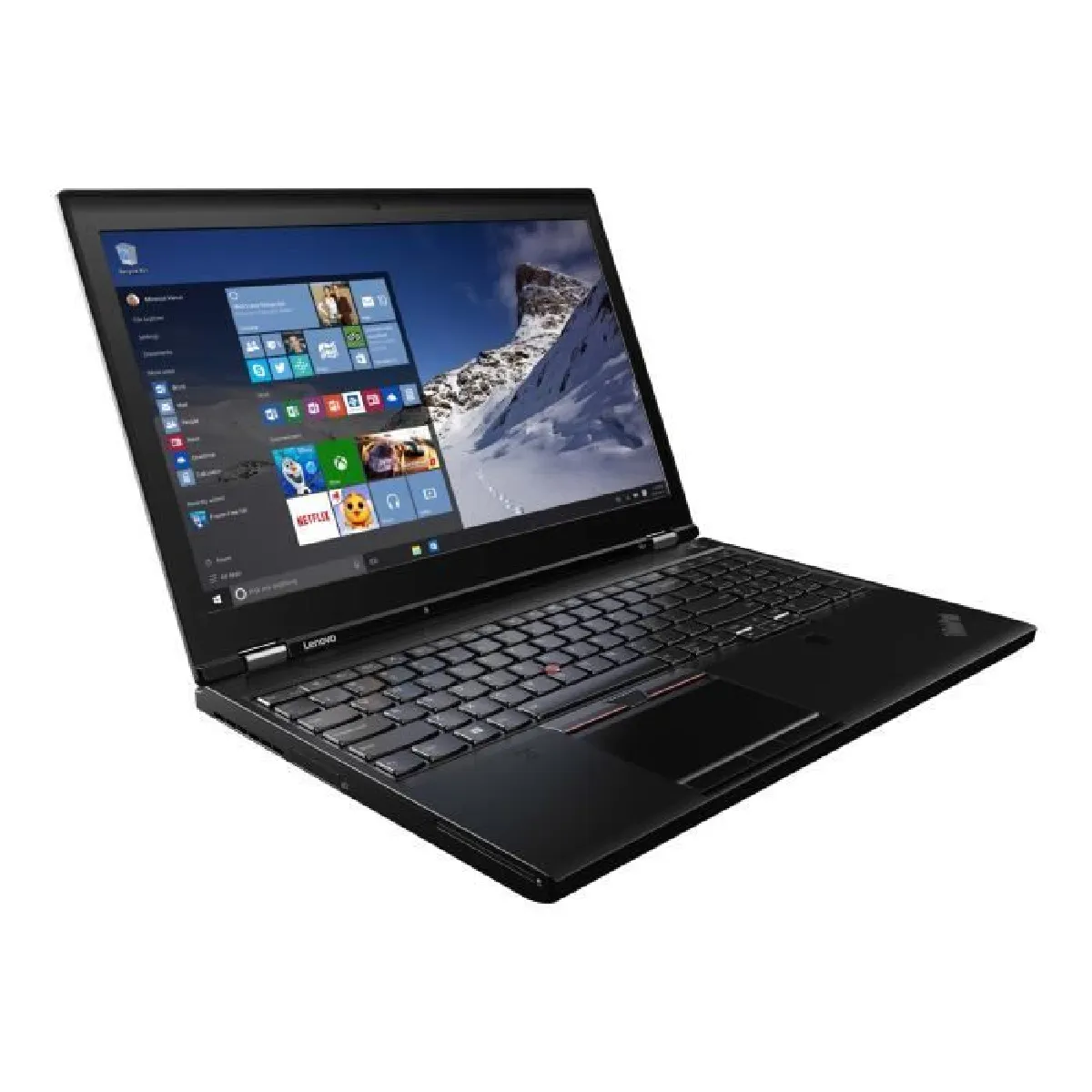 Lenovo ThinkPad P51 20HH Core i7 7700HQ 2.8 GHz Win 10 Pro 64 bits 8 Go RAM SSD TCG Opal Encryption 2 NVMe - vue 2