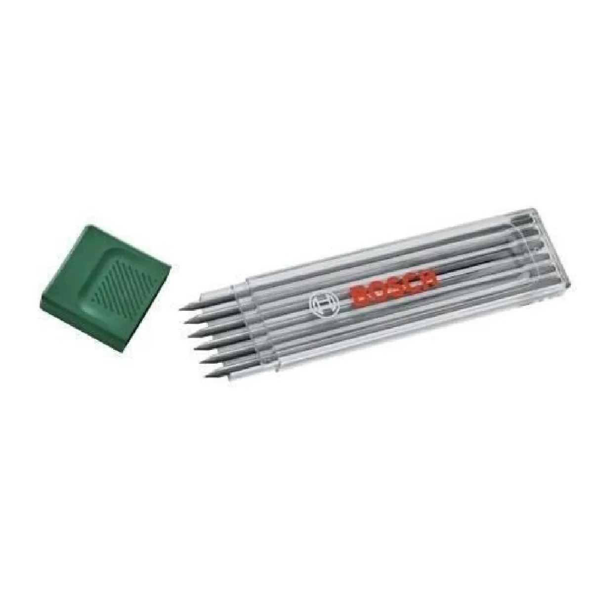 Bosch Set de 6 mines graphites HB acces. marqueur pr trous profonds HB 2 8 mm étui rang. - vue 2