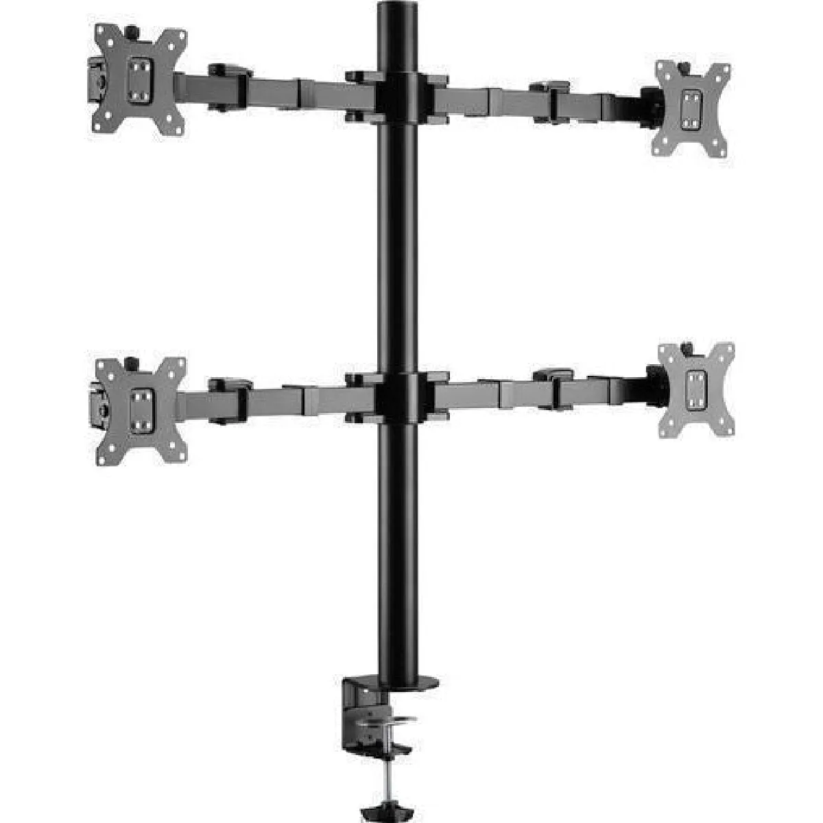 Non Communiqué Noir Speaka Professional Sp-Mm-540 X4 Support Décran 43,2 Cm (17) - 81,3 Cm (32) Inclinable + Pivotant, Rotatif, Réglable En Hauteur - Image 3
