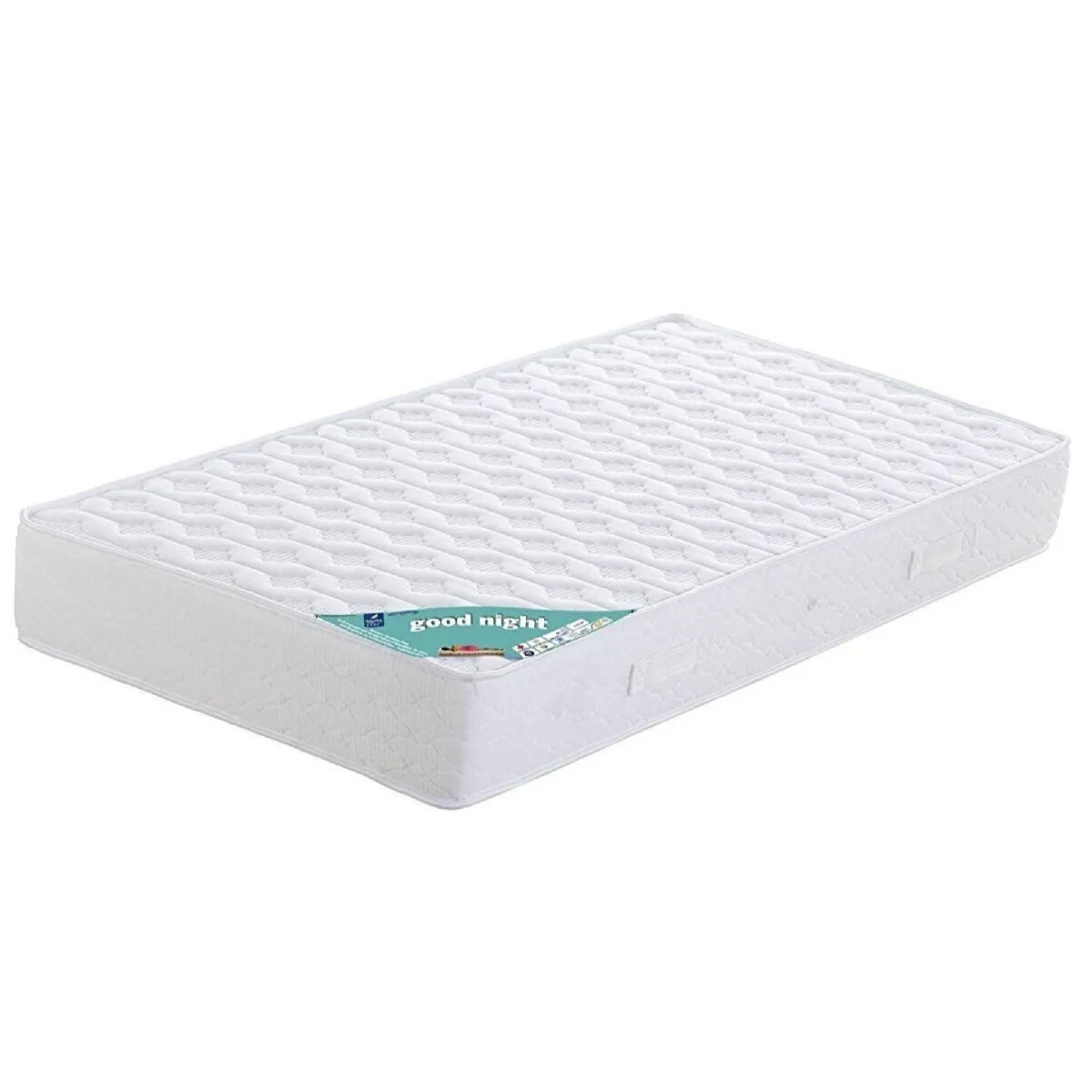 Literie Julien Matelas + Alèse 70x190 x 21 cm - Très Ferme - Aertech+ 35 Kg/m3 HR Dernière Génération - Très Respirant