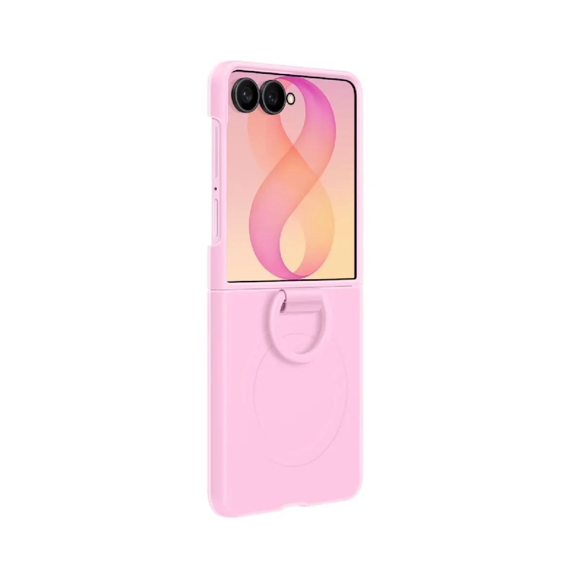 Coque magnétique en silicone avec anneau pour Samsung Galaxy Z Flip 8 - vue 3