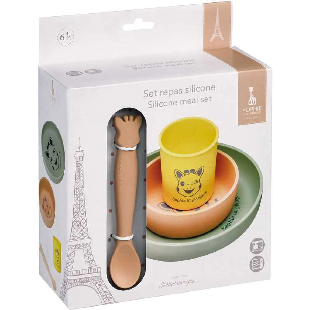 Sophie La Girafe Set Repas Silicone - Image 2