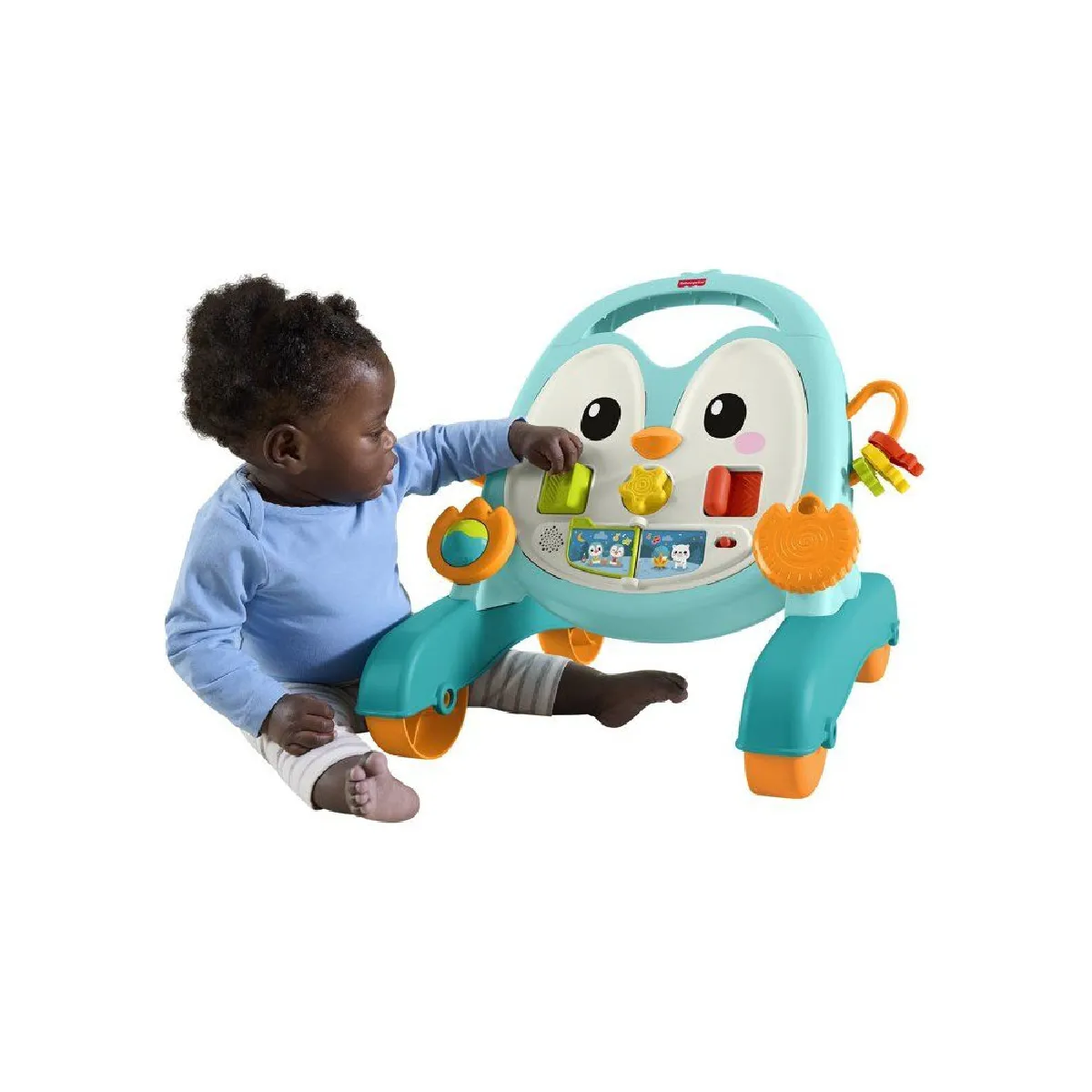 Jouet d’éveil FISHER PRICE Trotteur pingouin JHF74 Sons Activités Interactif - vue 2