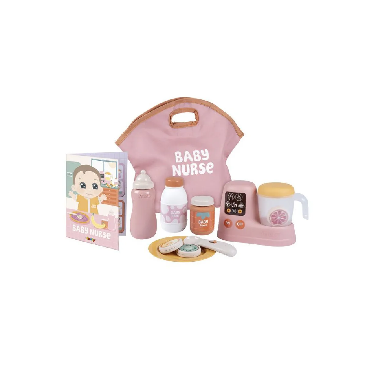 Smoby Coffret Repas Baby Nurse Dès