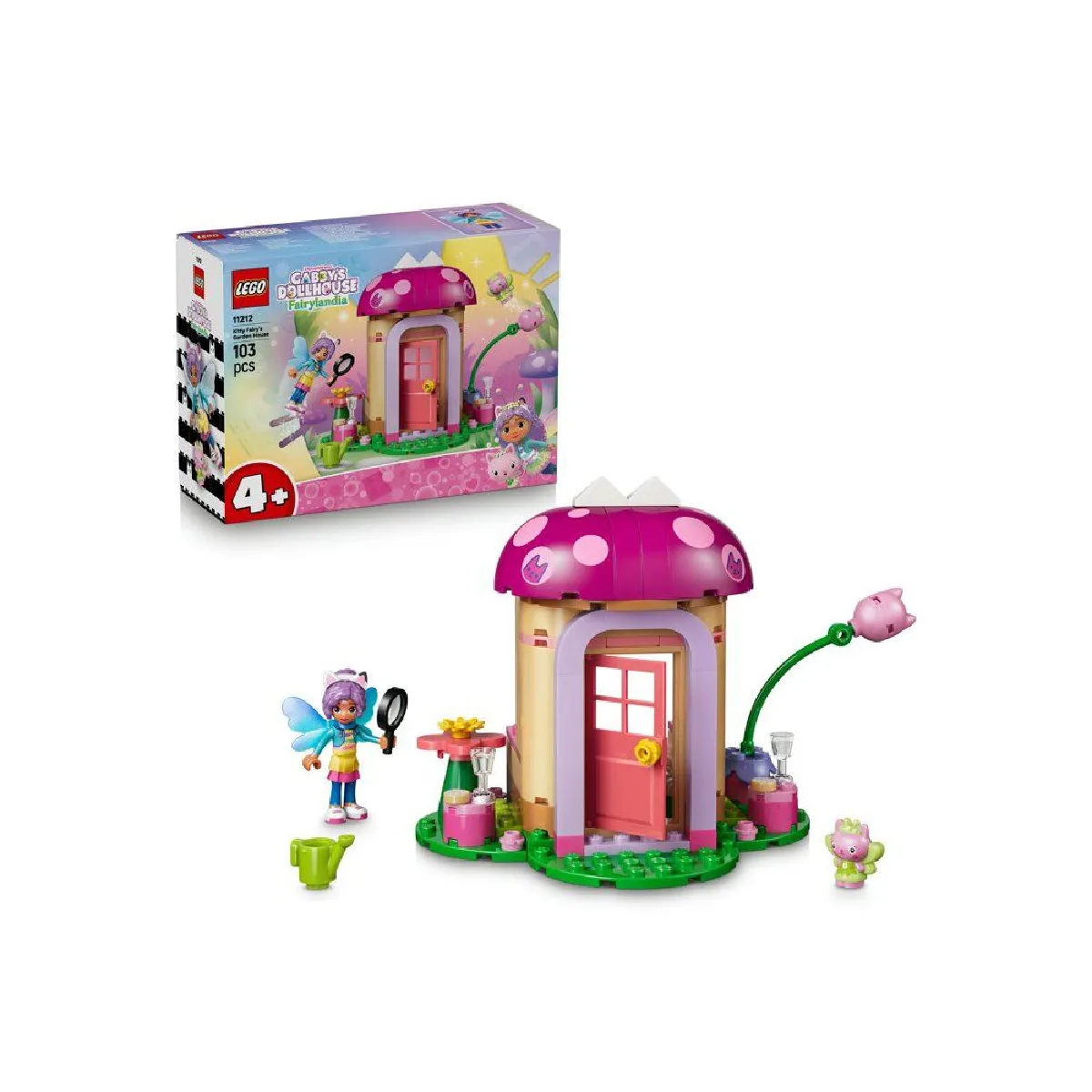 LEGO Gabby - Maison de Jardin de Fée Minette 11212 - 103 pièces