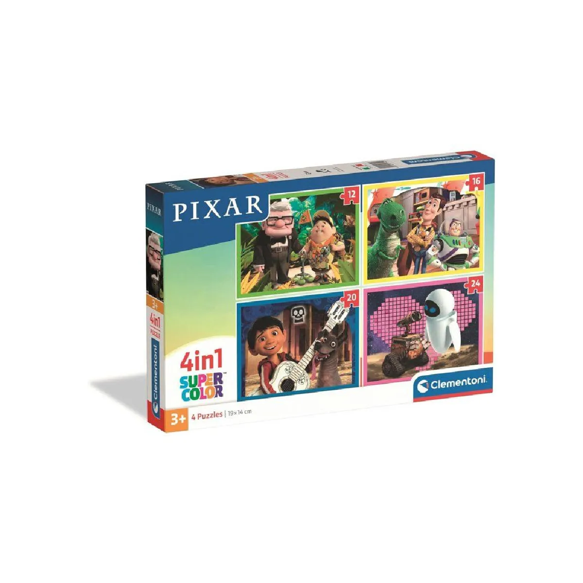 CLEMENTONI Puzzle 4 en 1 Pixar - vue 3