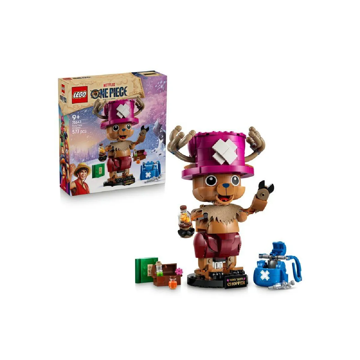 LEGO ONE PIECE Tony-Tony Chopper 75643 - Set de construction 577 pièces, dès 9 ans