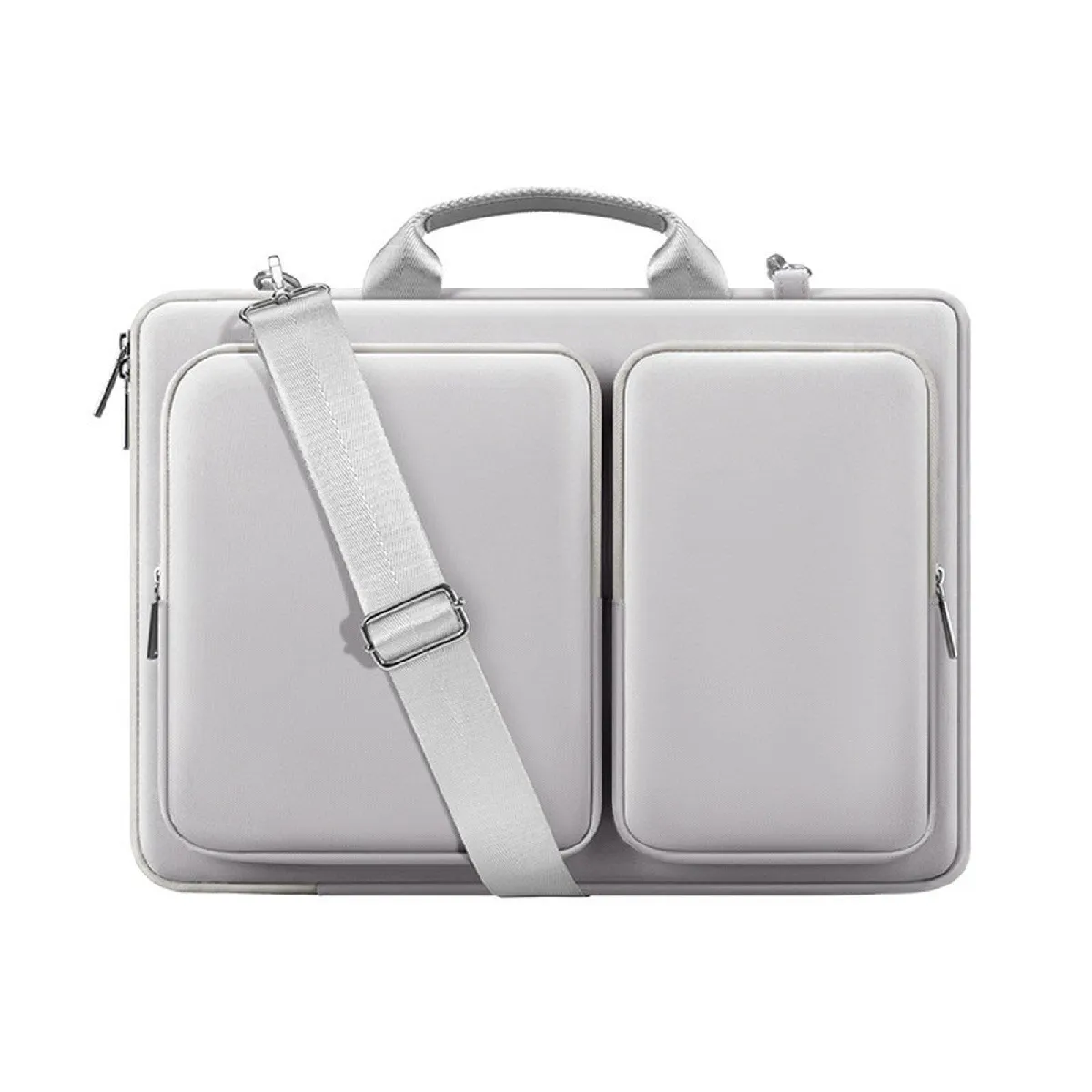 YONIS - Sacoche pour ordinateur portable - 15.6 pouces - Antichoc - Gris - Image 2