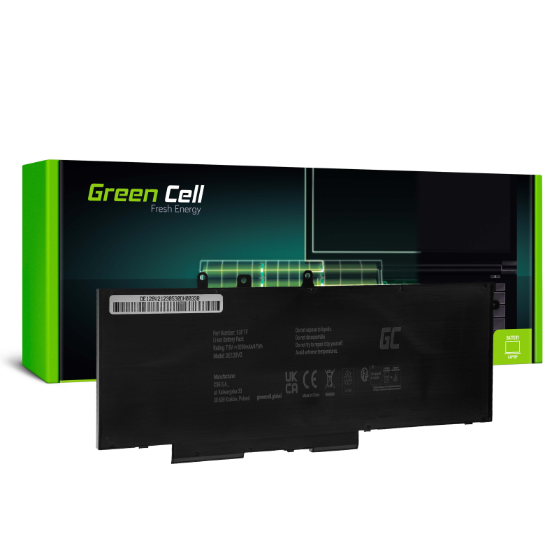 Green Cell Batterie Pc Portable Dell