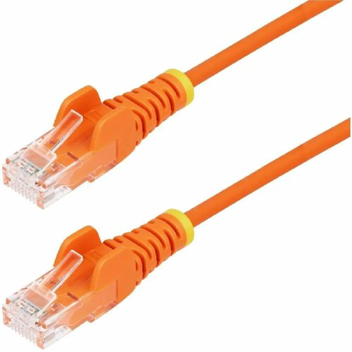 Startech.com Orange Câble Ethernet Cat6 Fin De 50Cm, Sans Accroc, 100W Poe, Utp, Lszh, Fil De Cuivre Pur 28Awg, Cordon Patch Réseau Rj45 Avec Serre-Câble, Contrôlé Fluke - Neuf - Image 3