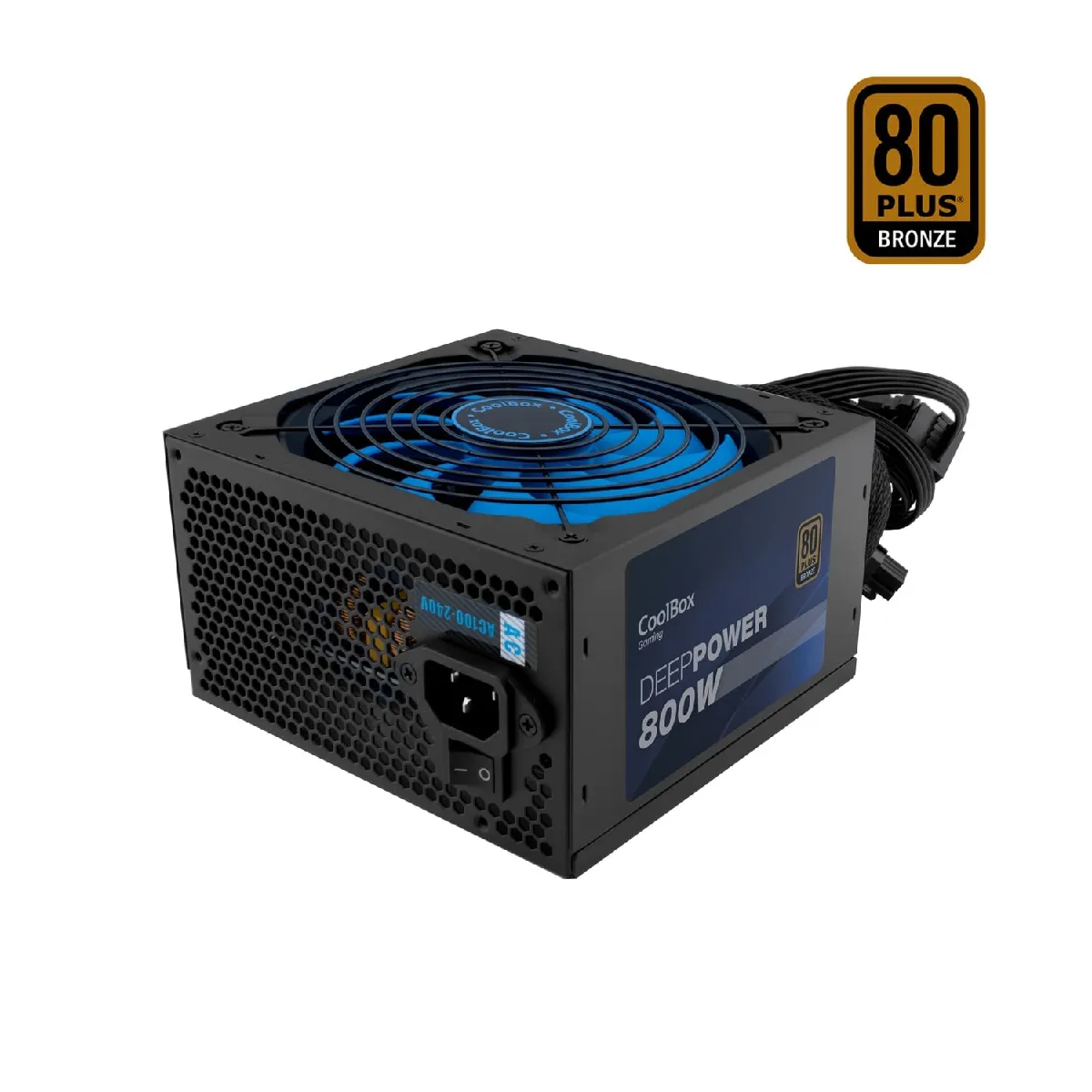 Coolbox Noir Deeppower Br-800 Bloc D'alimentation 800 W 20+4 Broches Atx