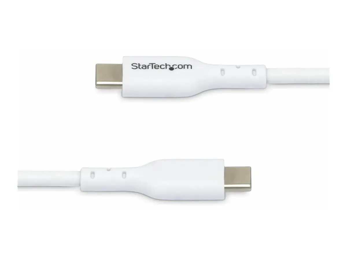 Startech.com Blanc 3M White Usb-C Charging Cable, Usb C Cable, 60W 3A Pd - Câble Usb - 24 Pin Usb-C (M) Pour 24 Pin Usb-C (M) - Usb 2.0 - 5 / 9 / 12 / 15 / 20 V - 3 A - Image 3