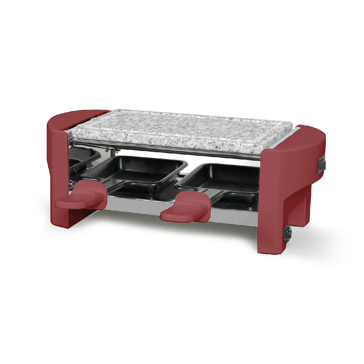 LIVOO Appareil &agrave; raclette 2 personnes 320w rouge - DOC369RC - 