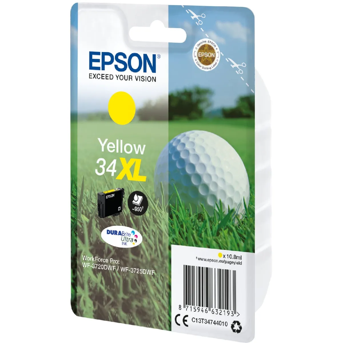 EPSON Singlepack 34XL Encre Jaune Bliste Neuf - vue 3