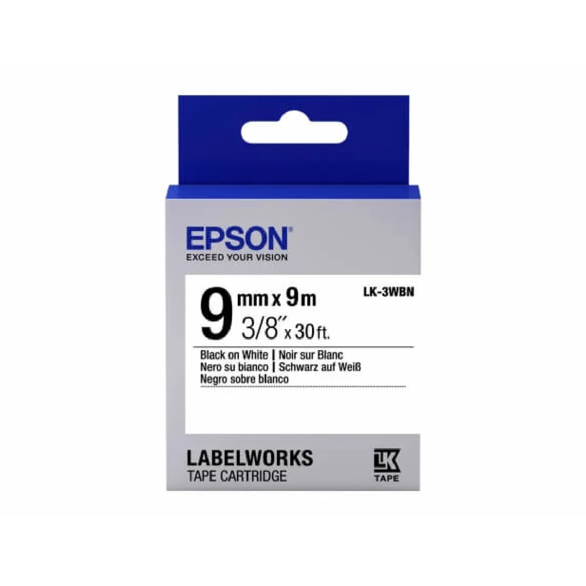 Epson TAPE LK 3WBN STD BLK /WHT 99 - vue 3