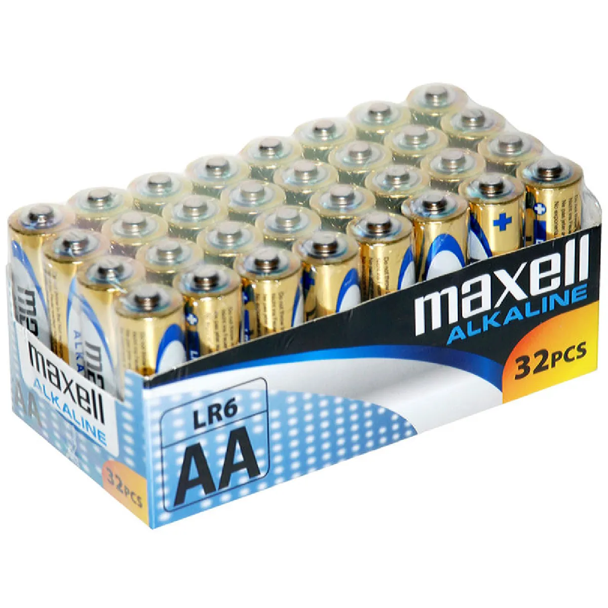Maxell piles AA LR6 - lot de 32