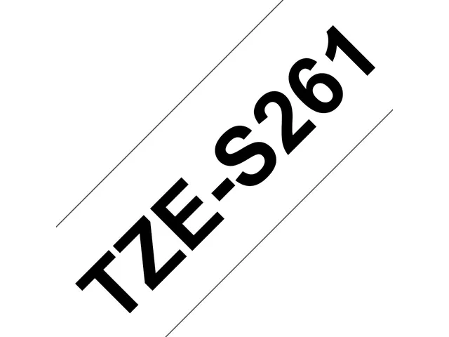 Brother TZeS261 laminiertes Band 1 Rolle n Rolle 3 6 cm x 8 - vue 2