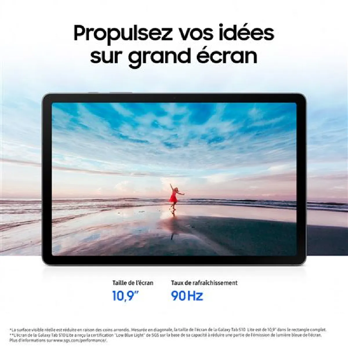 Samsung Galaxy Tab S10 Lite 10.9 6Go/128Go Argent Wi-Fi