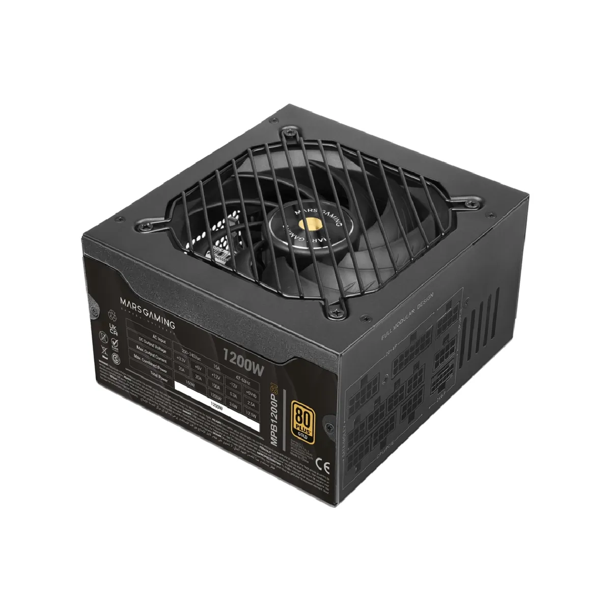 MARS GAMING  MPB1200PSI Alimentation PC 1200W