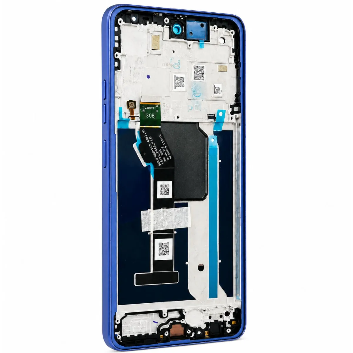 Motorola Bleu Bloc Écran Lcd Avec Châssis Pour Moto G56 5G Service Pack