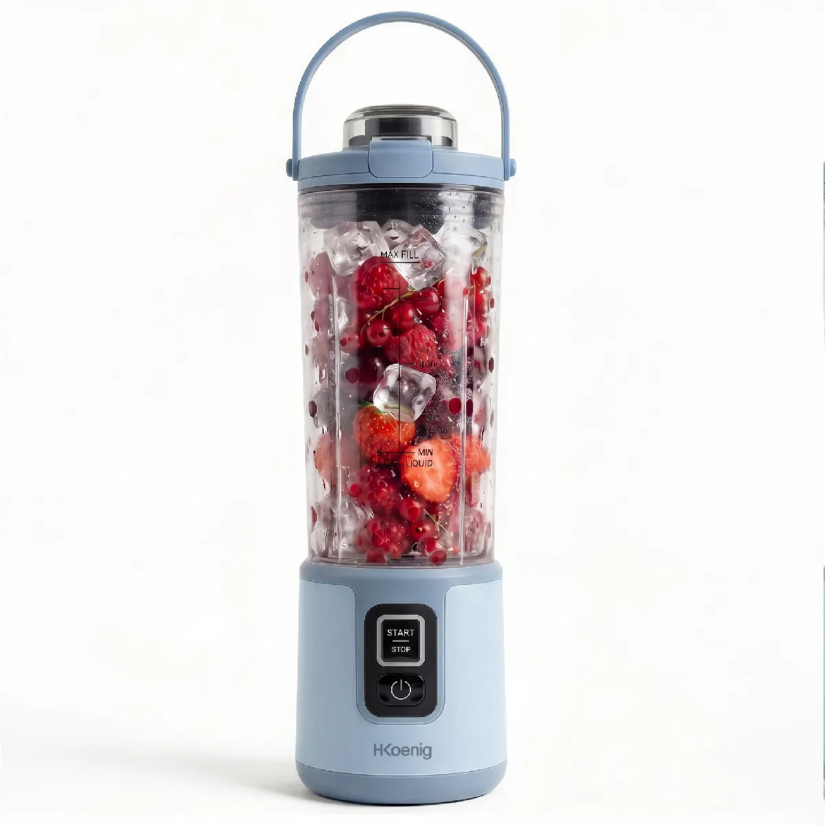 H.Koenig MOOTH16 Mini blender portable sur batterie Pastel