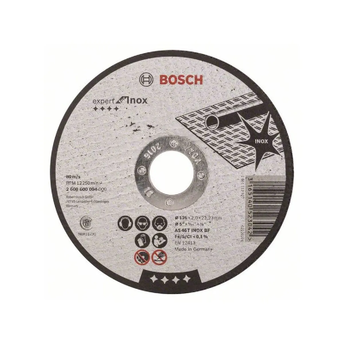 Disaue de coupe pour 'acier Inox Bosch AS 46 T INOX BF - vue 7