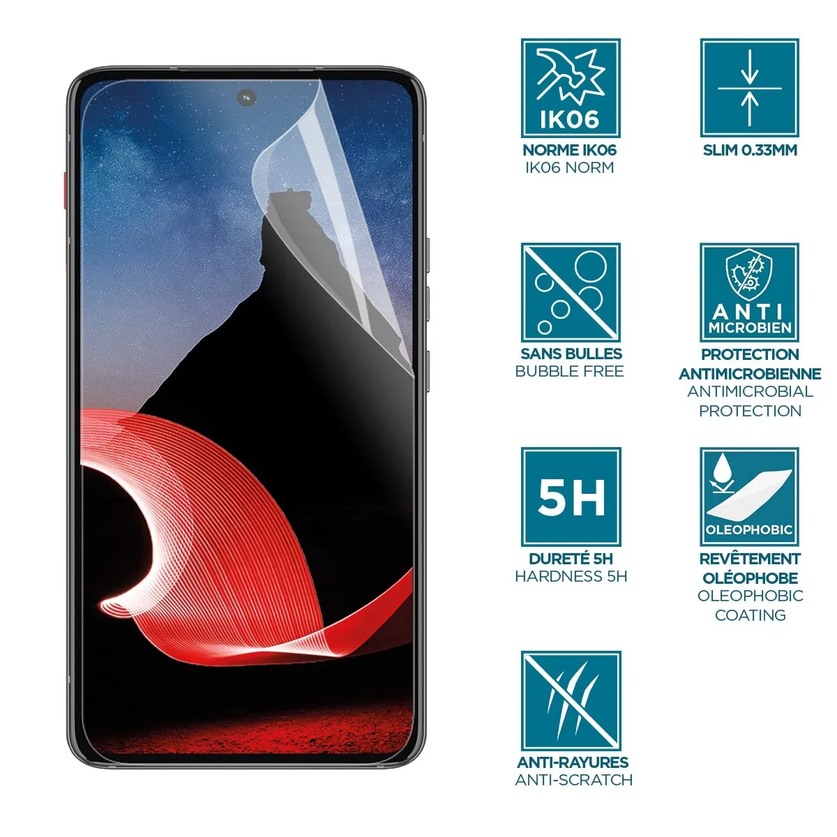 Mobilis Protection Écran Motorola Edge50