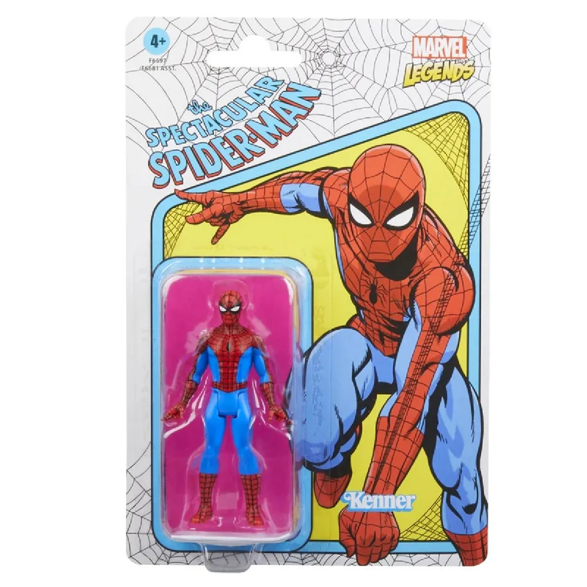 Marvel Legends Retro Collection The Spectacular Spider Man 10 cm - vue 8