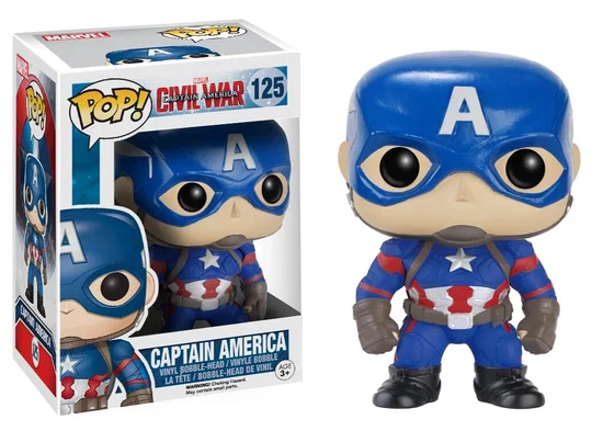 FUNKO POP! Marvel Captain America: Civil War Captain America Neuf - vue 7