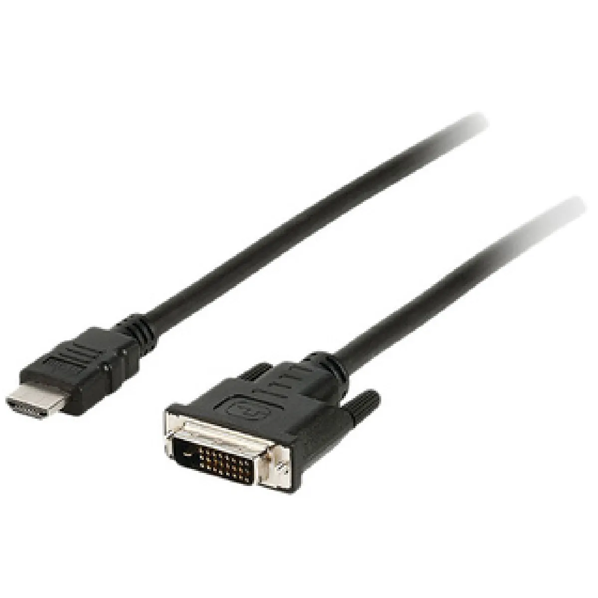 Dlh Energy Noir Câble Hdmi Vers Dvi