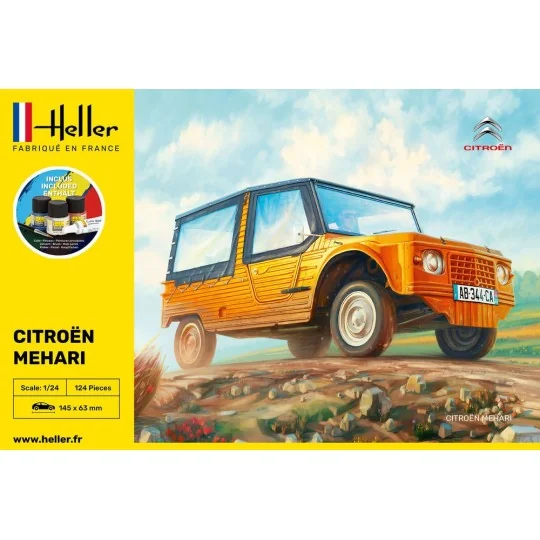 Heller Starter Kit Citroen Mehari (Version 1) - 1:24E - Image 4