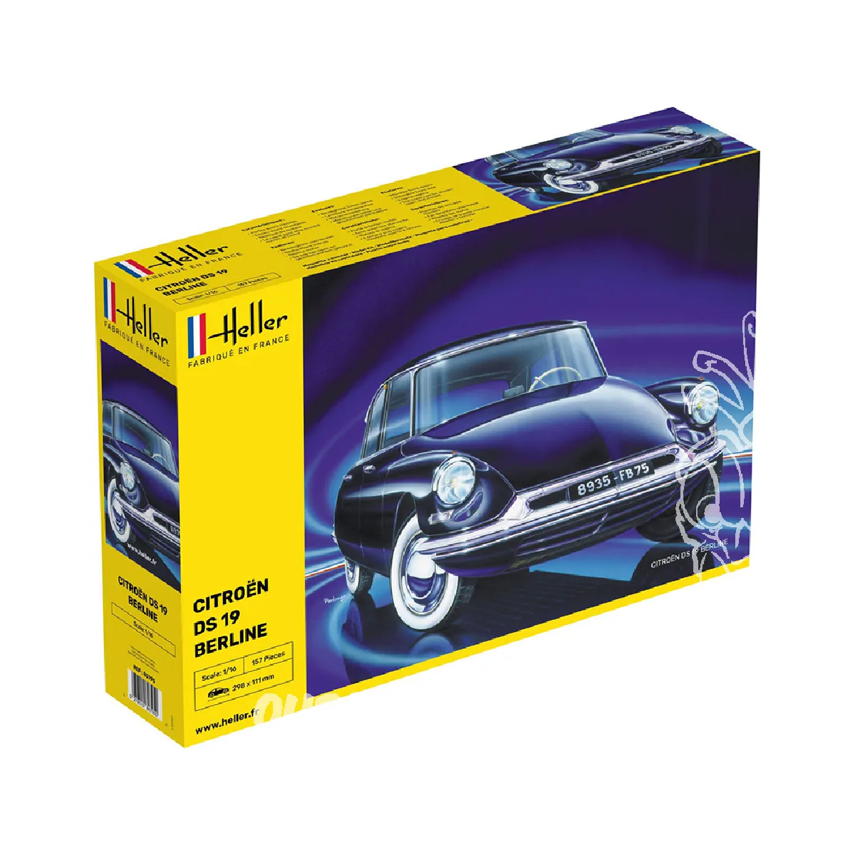 Heller Citroën Ds 19 - Maquette - 80795 - Image 6