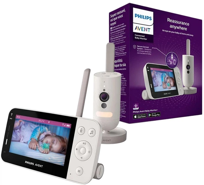 Philips Vigilabébé Connecté Avent SCD921/26 Full HD Wi-Fi 4.3 pouces