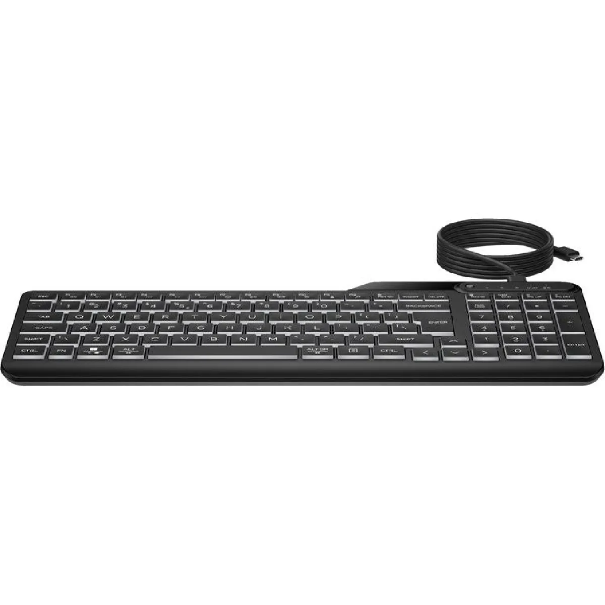 Clavier PC HP 400 – Compact, USB, 12 Touches Programmables, Rétroéclairé - vue 3