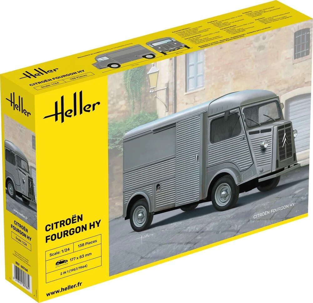 Non Communiqué Starter Kit Citroen Fourgon Hy "Tube - 1:24E - Heller - Image 5
