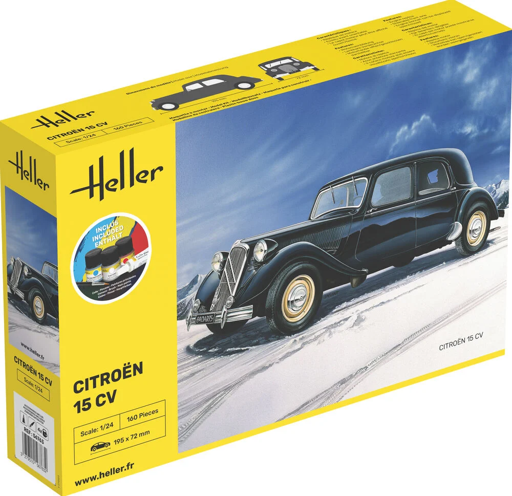 Heller Maquette Voiture : Kit : Citroã«N 15 Cv - Image 4